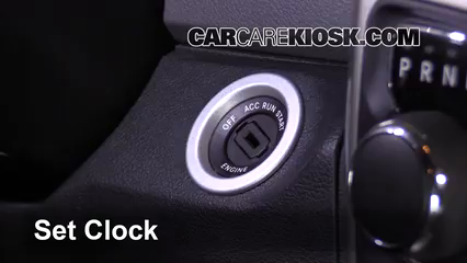 2014 Ram 1500 Big Horn 3.6L V6 FlexFuel Crew Cab Pickup Horloge Régler l'horloge